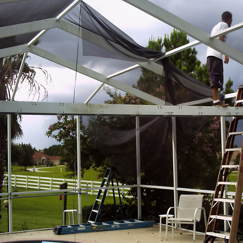 Bảo vệ tia UV chống dịch hại màn hình sân thượng dễ dàng cài đặt 6ft-9ft rộng 30m/100ft chiều dài