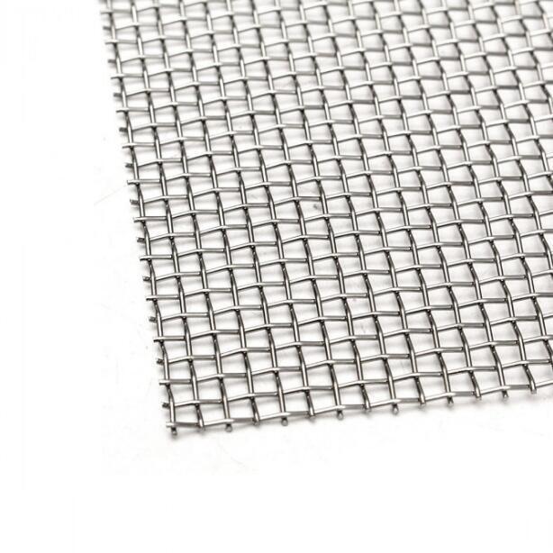 Chống cháy Stainless Steel côn trùng màn hình Plain Weave rào cản với 150g-300g mỗi trọng lượng mét vuông