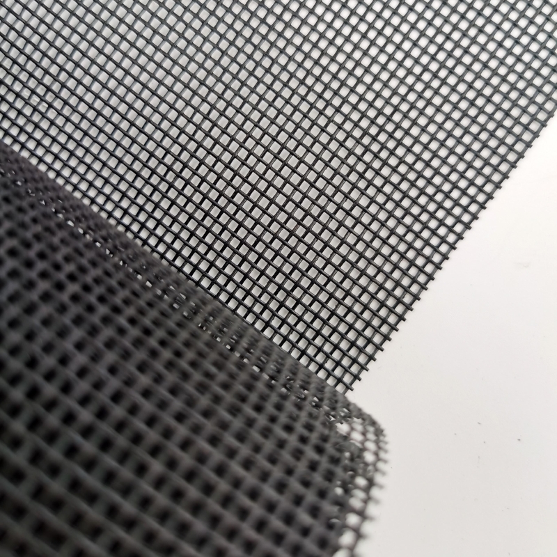 Đen xám 280g / m2 Polyester Pet Mesh Screen để dễ dàng lắp đặt