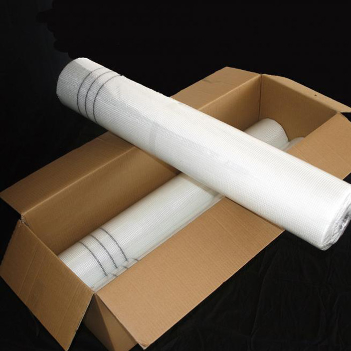 Quadrat 4 * 4mm White Glass Fiber Netting Fiberglass Plaster Mesh Roll cho cách nhiệt tường và sửa chữa