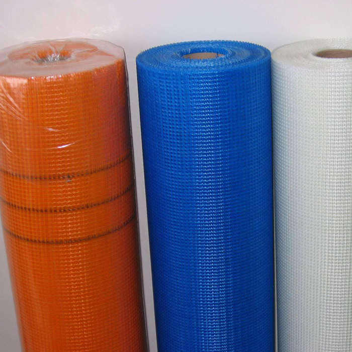 Lớp lưới cáp thủy tinh gia cố Wall Roll 1,2m Màu xanh 800N Độ bền kéo