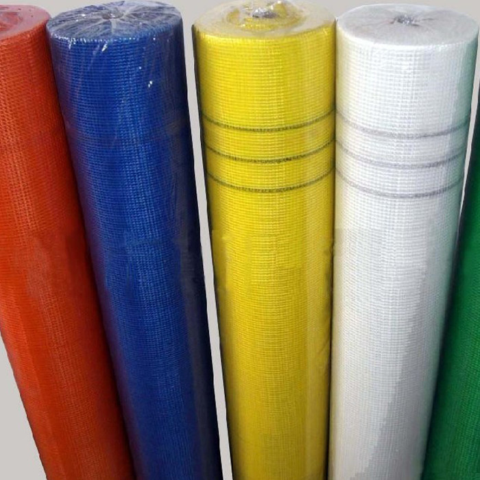 50m C Glass Square Fiberglass Mesh Roll 4 * 4mm Aperture cho dịch vụ cắt chống nước