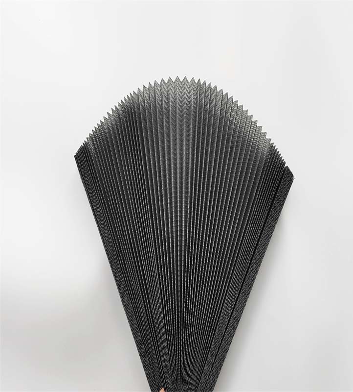 16 20 Mesh Sợi thủy tinh Plisse Insect Screen Fold 14-20 mm Đối với cửa sổ / Cửa