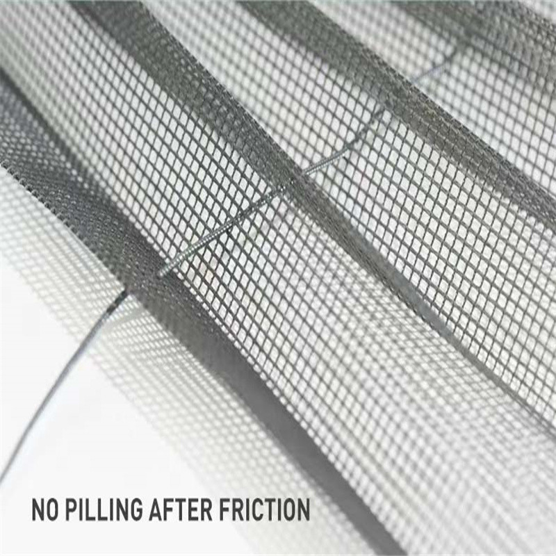 Mở rộng 18mm độ cao gấp chống côn trùng màn hình Plisse cho cửa sổ và cửa