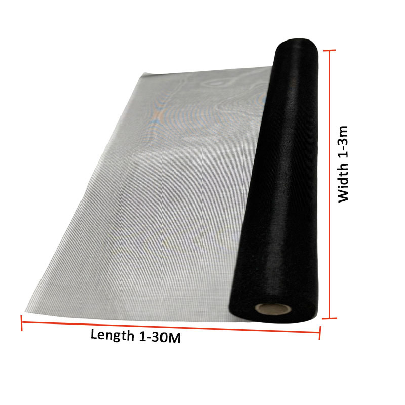 Lưới chống muỗi sợi thủy tinh 22*22 có thể tùy chỉnh với lớp phủ màu vàng, đường kính dây 0.28mm và chiều rộng 1.2m