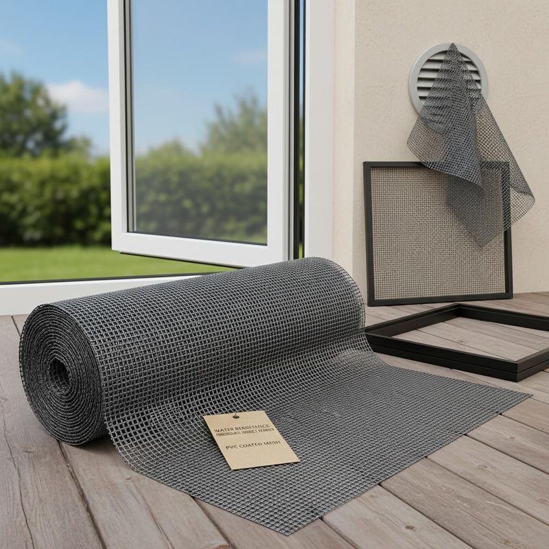 Lưới sợi thủy tinh chống nước, phủ PVC, lý tưởng cho các cấu trúc ngoài trời, cửa sổ, cửa ra vào và lỗ thông gió