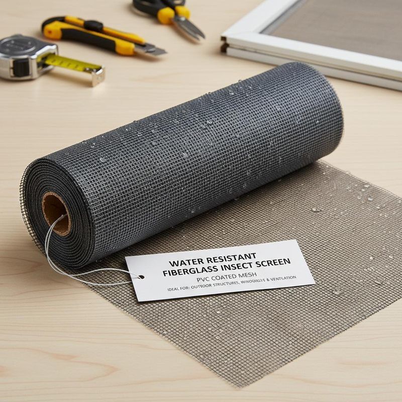 Lưới sợi thủy tinh chống nước, phủ PVC, lý tưởng cho các cấu trúc ngoài trời, cửa sổ, cửa ra vào và lỗ thông gió