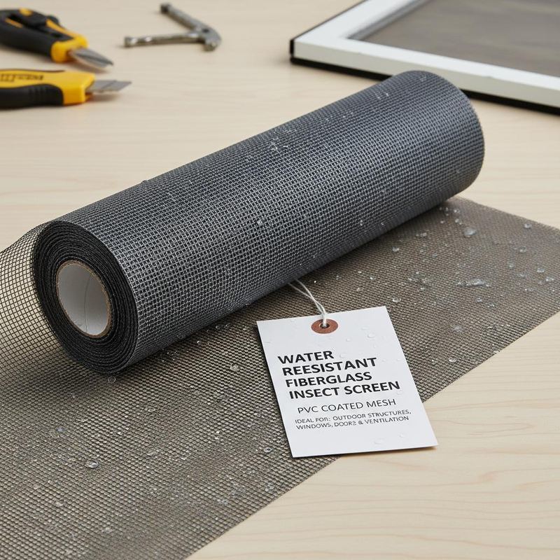 Lưới sợi thủy tinh chống nước, phủ PVC, lý tưởng cho các cấu trúc ngoài trời, cửa sổ, cửa ra vào và lỗ thông gió