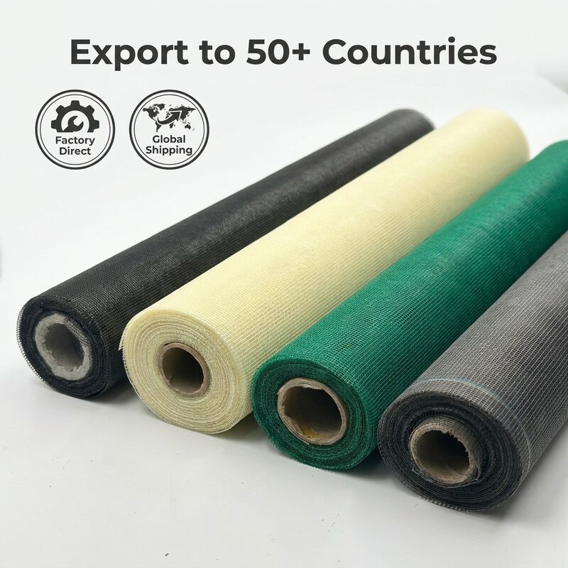 Chống ăn mòn Màn hình cửa sổ côn trùng bằng sợi thủy tinh trơn Giải pháp lý tưởng cho các tòa nhà thương mại cần kiểm soát côn trùng