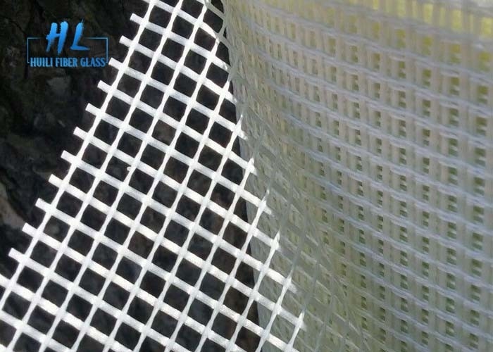 5 * 5MM Lưới sợi thủy tinh Màu trắng chịu nhiệt độ cao Màu trắng