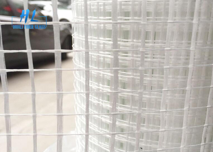 5 * 5MM Lưới sợi thủy tinh Màu trắng chịu nhiệt độ cao Màu trắng