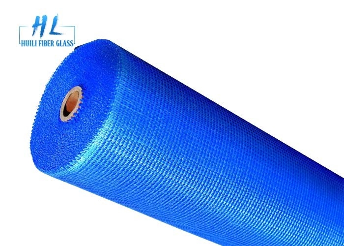 C Glass Fiberglass Mesh với độ bền kéo 300N-800N cho tường White/Blue/Yellow Coated Square Mesh