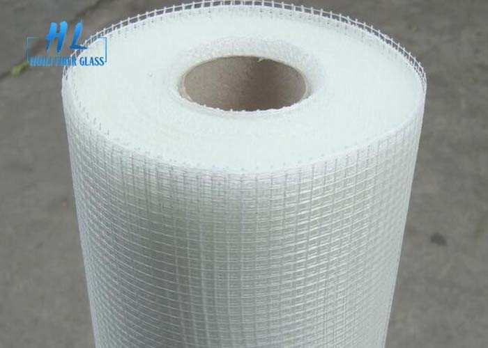 Lưới lưới sợi thủy tinh 90g 5 * 5 mm 1m * 50m cho hệ thống mặt tiền Dễ vận chuyển
