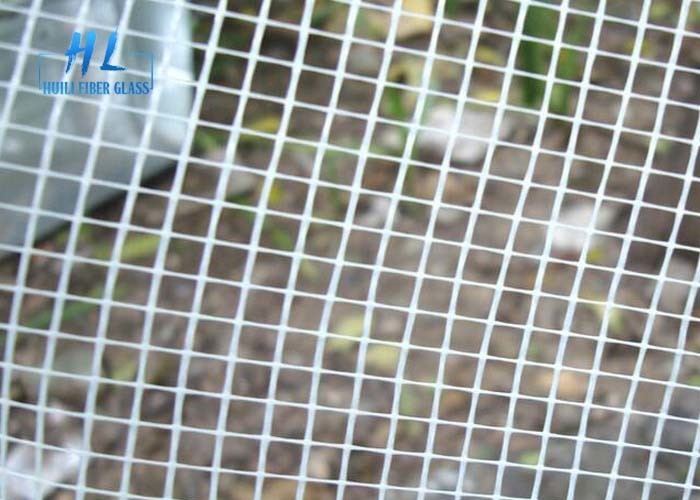 Sức mạnh kéo Sợi thủy tinh gốm lưới cuộn cắt theo kích thước cho tường Màu sắc và khẩu độ khác nhau