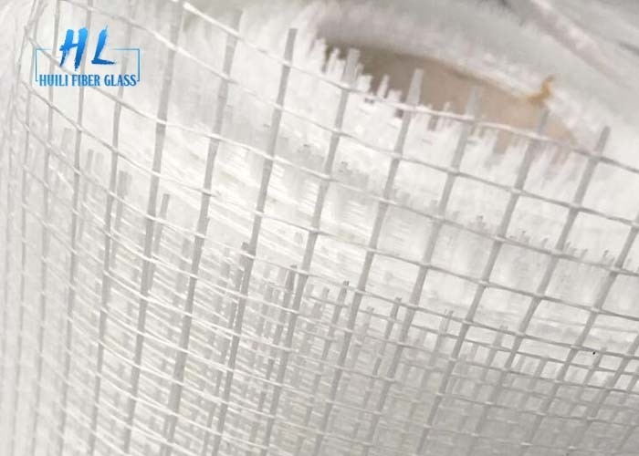 50m C Glass Square Fiberglass Mesh Roll 4 * 4mm Aperture cho dịch vụ cắt chống nước