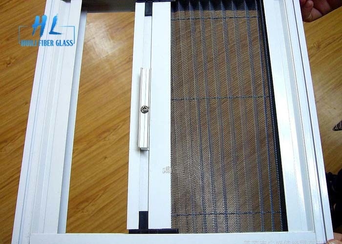 Màn hình côn trùng Plisse 18 * 16 Màu xám Chống lạnh cho cửa ra vào và Windows