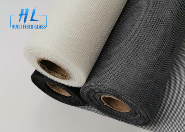 Tùy chỉnh 17 * 14 Lưới chống muỗi sợi thủy tinh màu ngà với các cạnh màu