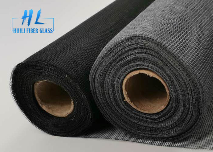 Màn hình côn trùng sợi thủy tinh 17 * 16 màu xám 120g cho cửa sổ và cửa ra vào