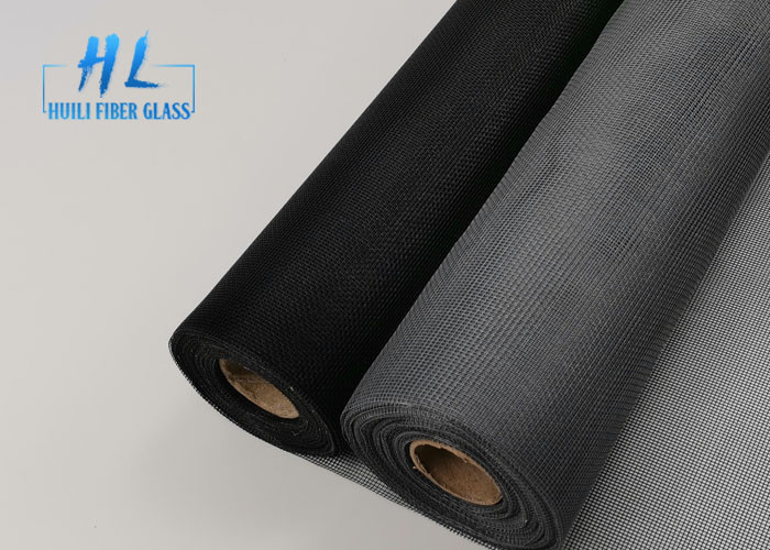 Màn hình côn trùng sợi thủy tinh 17 * 16 màu xám 120g cho cửa sổ và cửa ra vào