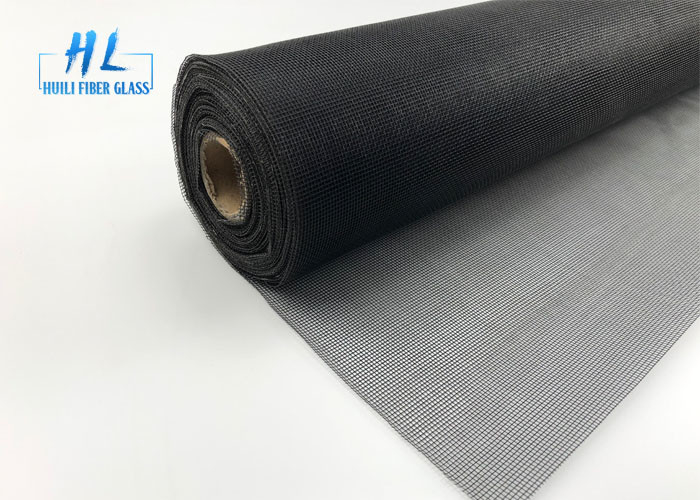 20 * 22 Màn hình côn trùng sợi thủy tinh chống nước màu đen cho bộ lọc