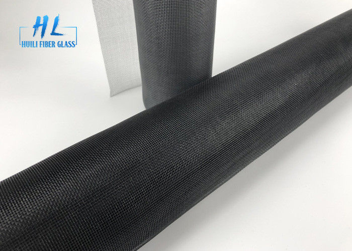 Chống cháy sợi thủy tinh Fly Screen Mesh trong 18 * 16 Weave Plain Weave Hook Closure 3.0m rộng