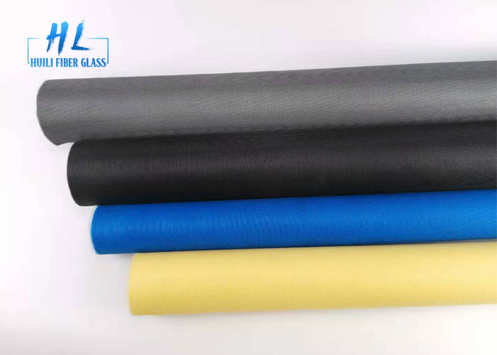 Màn chống côn trùng bằng sợi thủy tinh công nghiệp với mép lưỡi liễu đóng để sử dụng đa dạng màu đen / xám / trắng / xanh lá cây / xanh dương