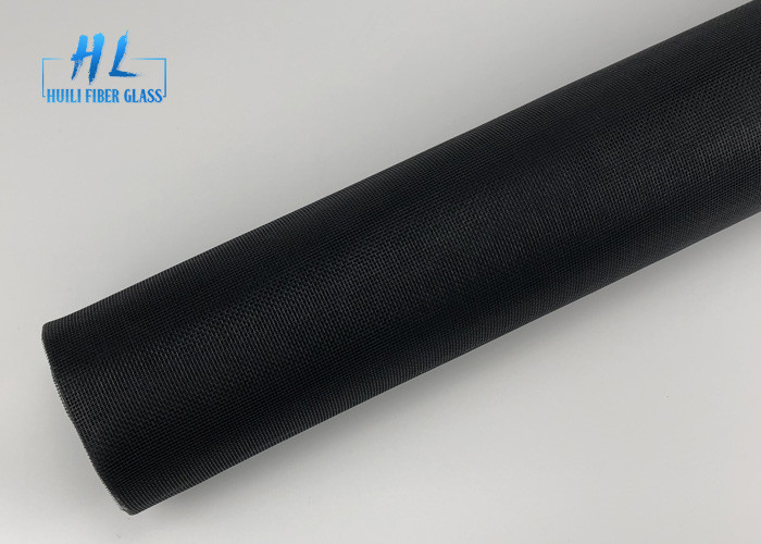 Chống cháy hình vuông sợi thủy tinh lưới muỗi 33 Tex Yarn đen trắng màu xám lưới cuộn