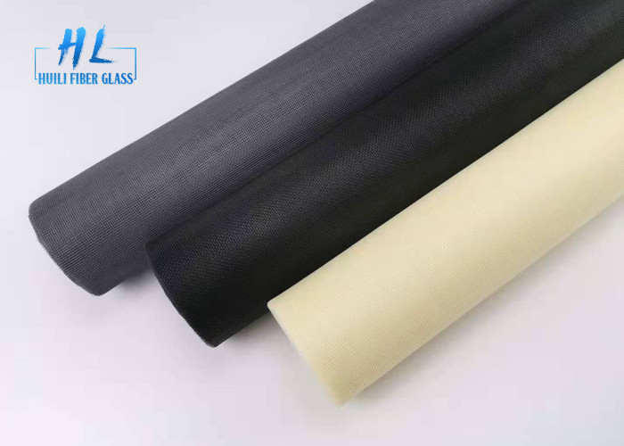 Lưới chống muỗi bằng sợi thủy tinh 18 * 16 Lưới PVC với màu vàng