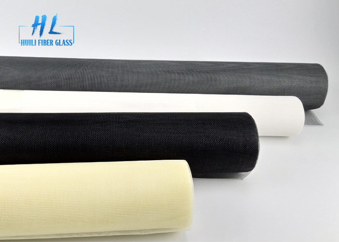 Màn hình côn trùng sợi thủy tinh chống cháy 20x20 Lưới màu xám