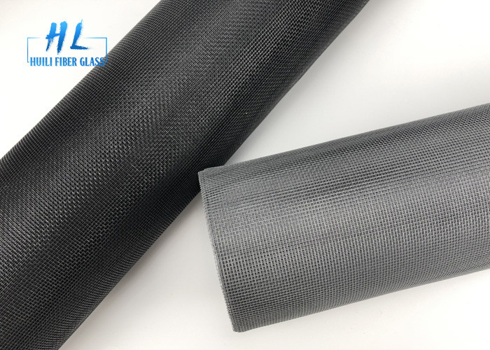 Lưới chống muỗi 48ft * 100ft PVC 105g Lưới chống muỗi Màu đen 18 * 16