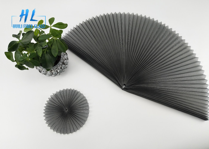 Màn hình cửa sổ gấp polyester màu đen Sử dụng cho cửa sổ và cửa ra vào