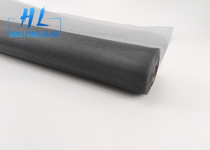 Lưới chống muỗi sợi thủy tinh 36 inch, màn hình sợi thủy tinh dệt trơn màu xám