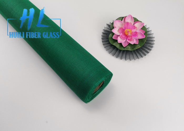 Màu xanh lá cây dệt lưới sợi thủy tinh màu xanh lá cây chống lại ruồi rộng 1m - 3 m