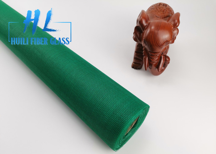Màu xanh lá cây dệt lưới sợi thủy tinh màu xanh lá cây chống lại ruồi rộng 1m - 3 m