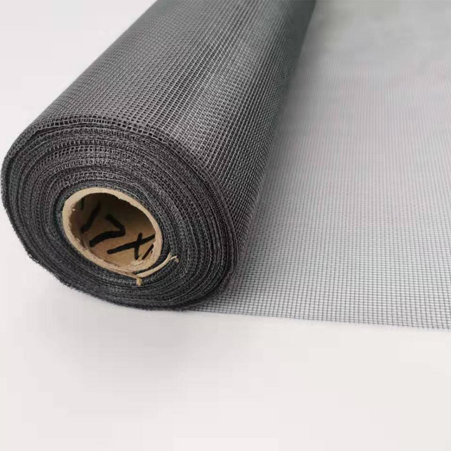 105g 110g tùy chỉnh màn hình cửa sổ sợi thủy tinh màu ngà cuộn màn chống muỗi