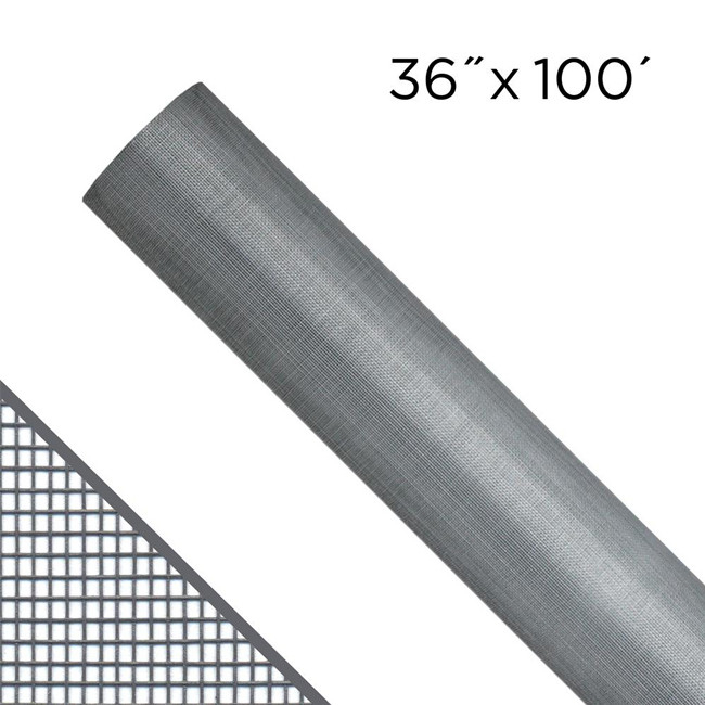 Pvc tráng màu xám sợi thủy tinh màn hình côn trùng màn hình dệt trơn cho cửa ra vào