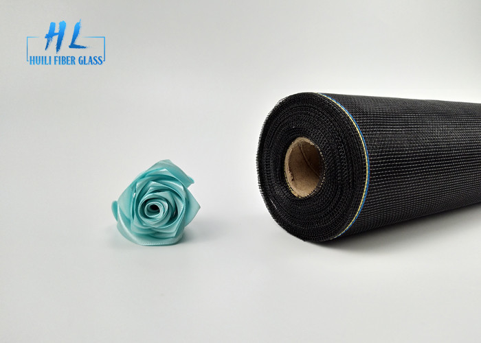 Màn hình cửa sổ mịn 17 * 14 lưới 110G màu đen với lớp phủ PVC