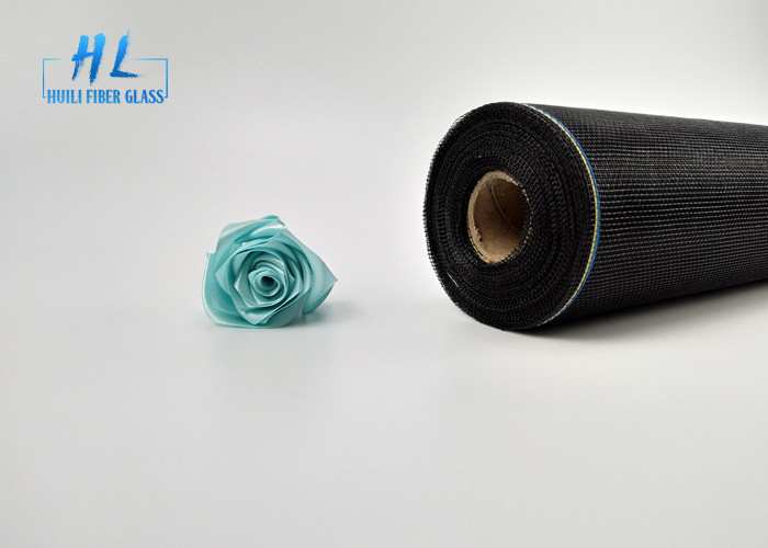 Màn hình cửa sổ mịn 17 * 14 lưới 110G màu đen với lớp phủ PVC