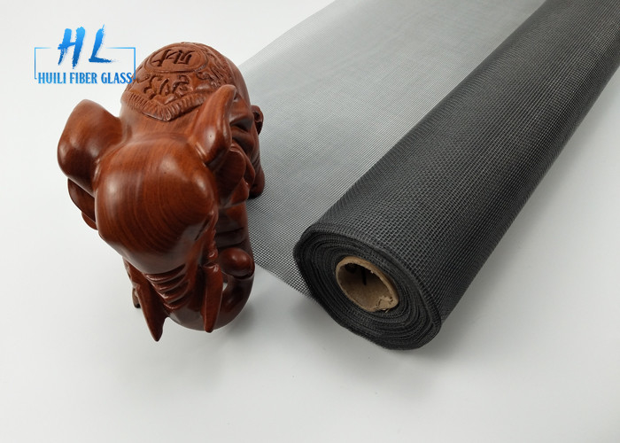 Màn hình cửa sổ sợi thủy tinh chịu nhiệt Lưới chống bay với màu xám