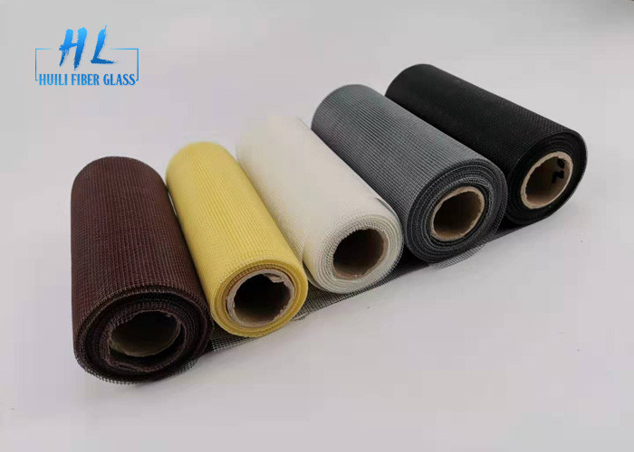 Lưới chống côn trùng sợi thủy tinh chống cháy Lưới 17 * 14 110gsm Màu xám