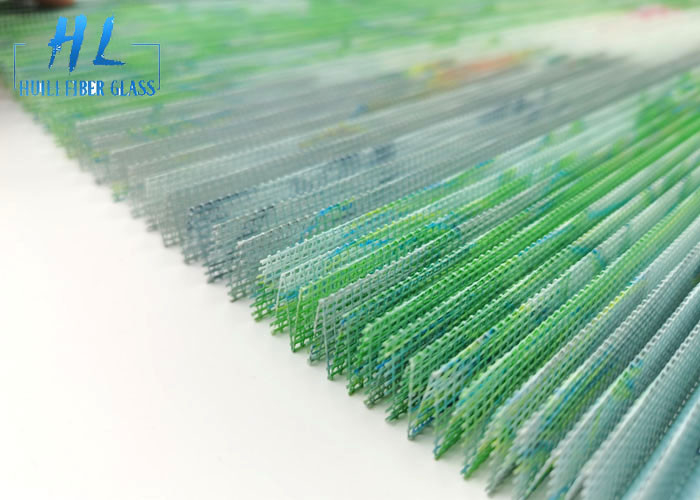 màu đen Retractable Polyester Pleated Mesh Plisse Insect Screen Folding Net Cho Cửa sổ Và Cửa
