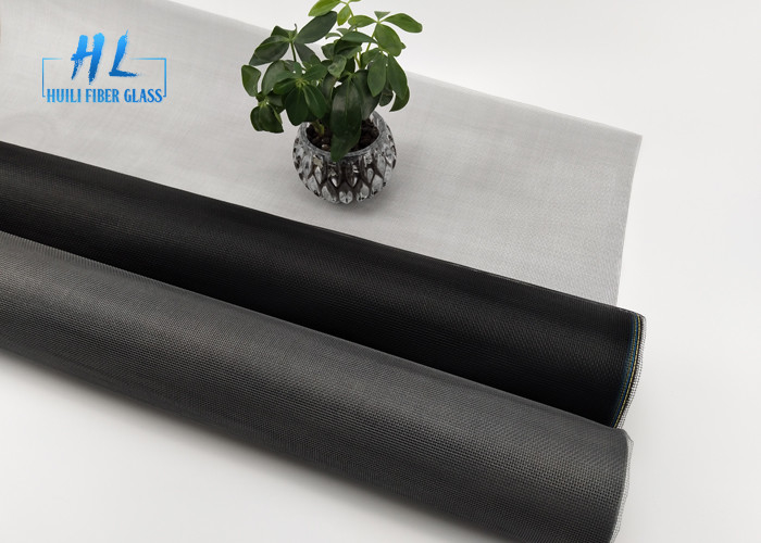 Phòng chống tia cực tím sợi thủy tinh lưới muỗi Max 3.0m Wide Hook Close Way Plain Weave 18 * 16 Mesh