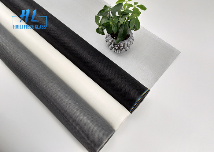 18*16 Màu đen Xám trắng Sợi thủy tinh lưới vải lưới cho cửa sổ cửa sổ bảo vệ quyền riêng tư