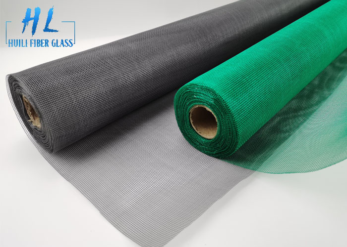 Màn hình cửa sổ sợi thủy tinh màu xám xanh 16 * 14 cho sản phẩm côn trùng bảo vệ