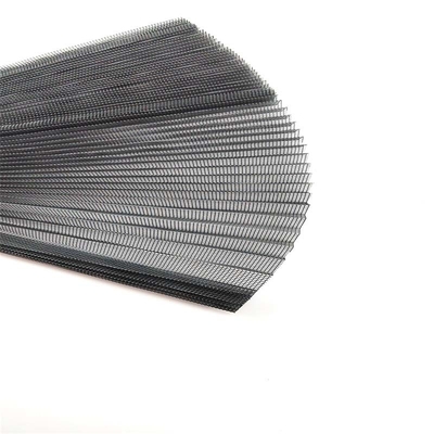 14mm chiều cao Pleated Plisse màn hình côn trùng tiết kiệm không gian bảo trì thấp Với chiều rộng Plisse 0,5-3,5m