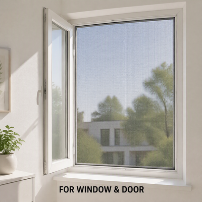 Lưới chống côn trùng bằng sợi thủy tinh cho cửa sổ, 18 x 14 mắt lưới, lưới sợi thủy tinh bền chắc, thiết kế cho thời gian sử dụng lâu dài