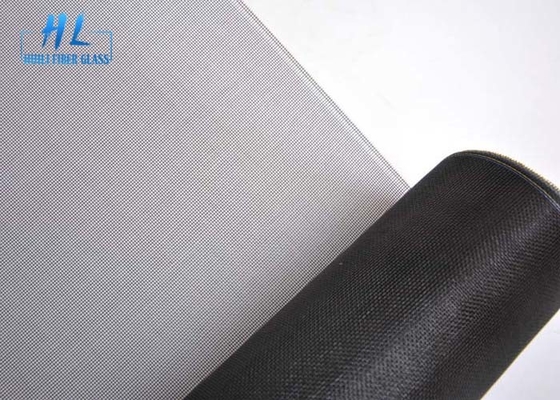 17 * 14 Lưới chống muỗi bọc nhựa PVC màu đen để ngăn côn trùng