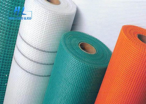 50m-200m Chiều dài mạnh mẽ bền chống thời tiết Sợi thủy tinh màu xanh gia cố lưới