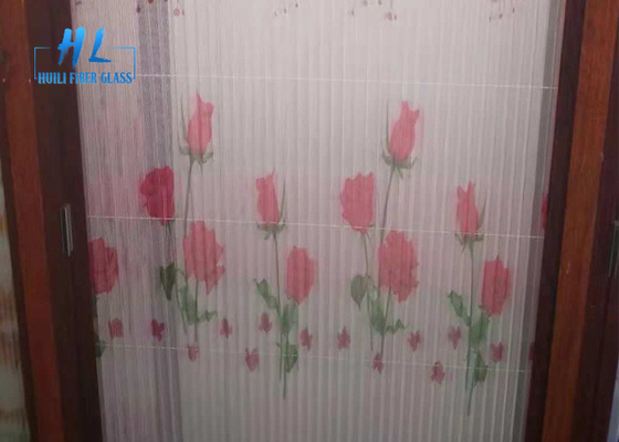 Màn hình côn trùng màu xám Plisse với hệ thống thông gió tốt Không gỉ / Chống cháy