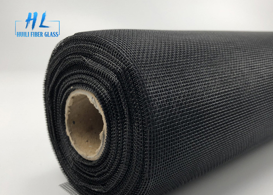 4ft * 30m Đen Màn hình bay bằng sợi thủy tinh 120gsm với lớp phủ PVC